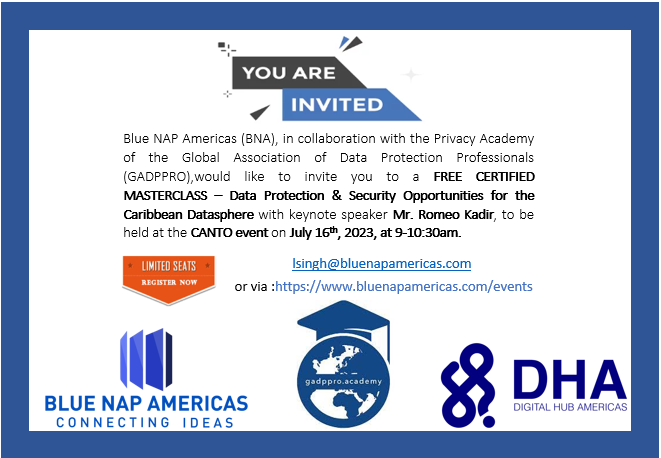 Free Certified Masterclass - Data Protection & Security for the Caribbean Datasphere